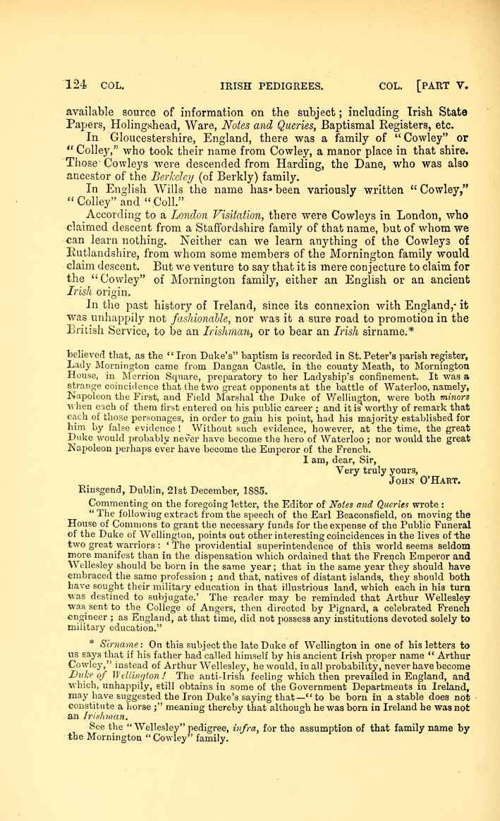 C:\Users\Virginia Rundle\Documents\Ancestry\Cranwill\Irish Pedigrees Colley Irish pedigrees; or, The origin and stem of the Irish nation published by O'Hart John 1892\151-thumb_709.jpg