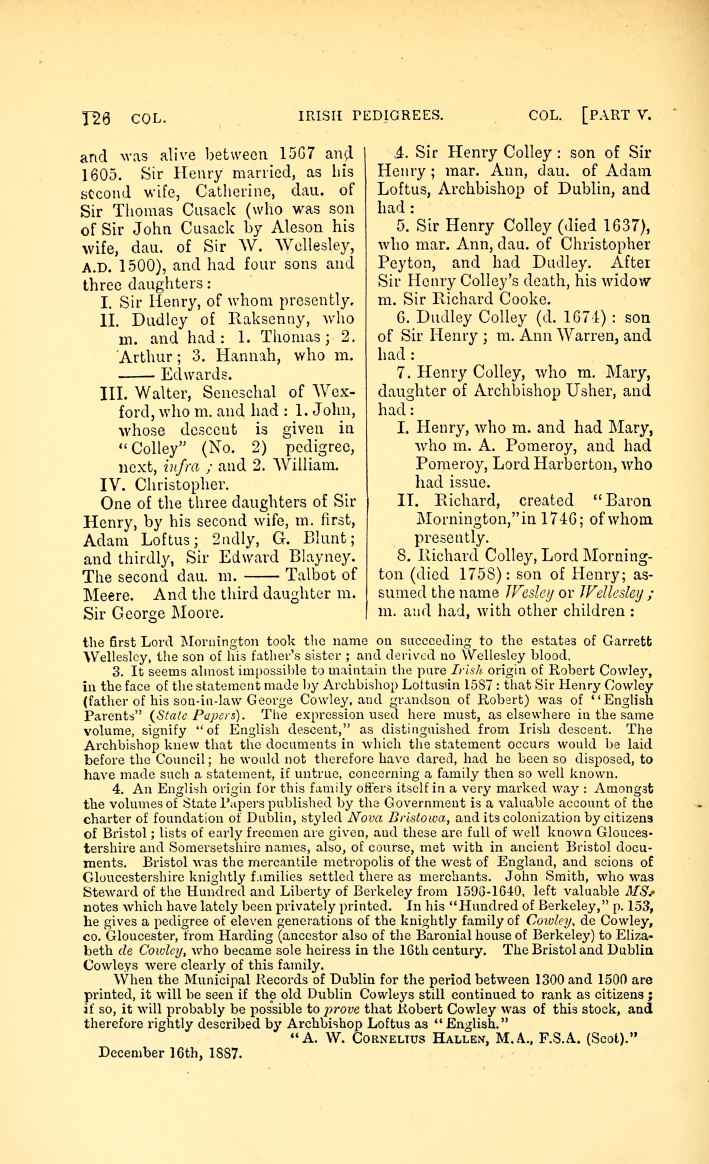 C:\Users\Virginia Rundle\Documents\Ancestry\Cranwill\Irish Pedigrees Colley Irish pedigrees; or, The origin and stem of the Irish nation published by O'Hart John 1892\153-thumb_709.jpg