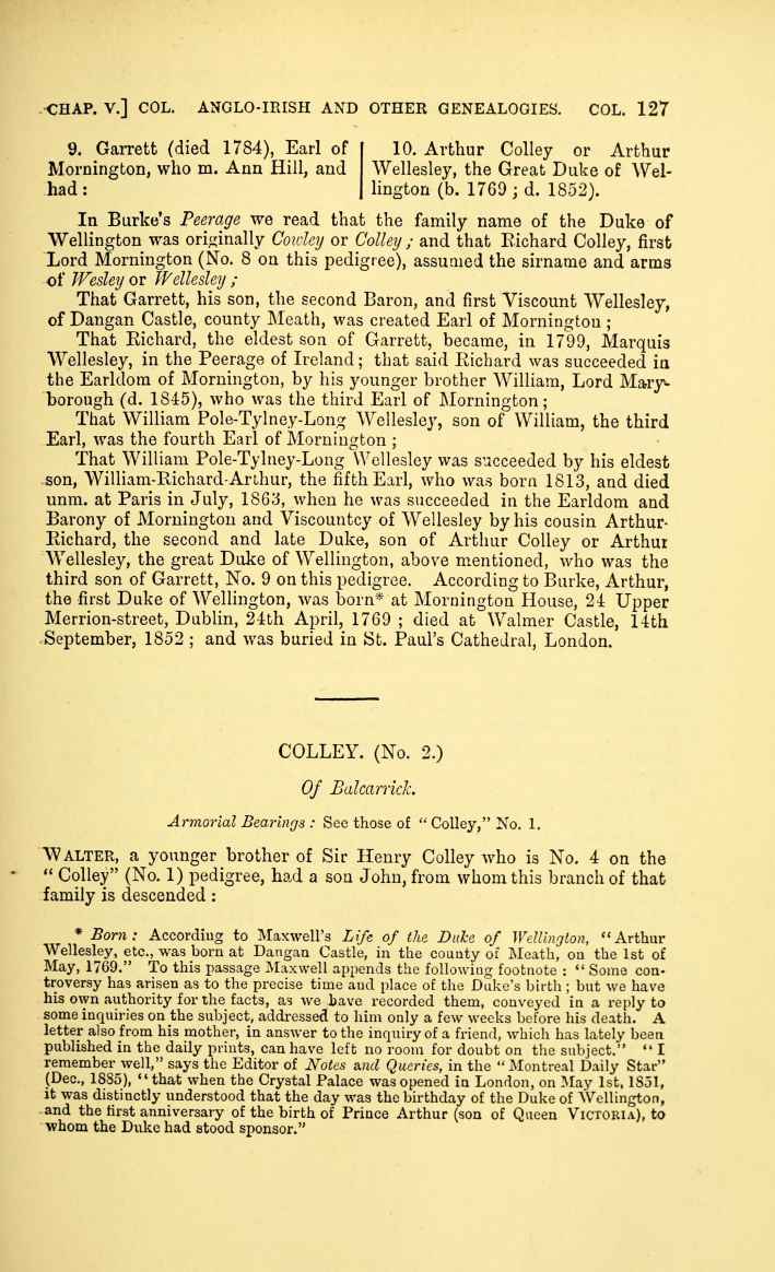 C:\Users\Virginia Rundle\Documents\Ancestry\Cranwill\Irish Pedigrees Colley Irish pedigrees; or, The origin and stem of the Irish nation published by O'Hart John 1892\154-thumb_709.jpg