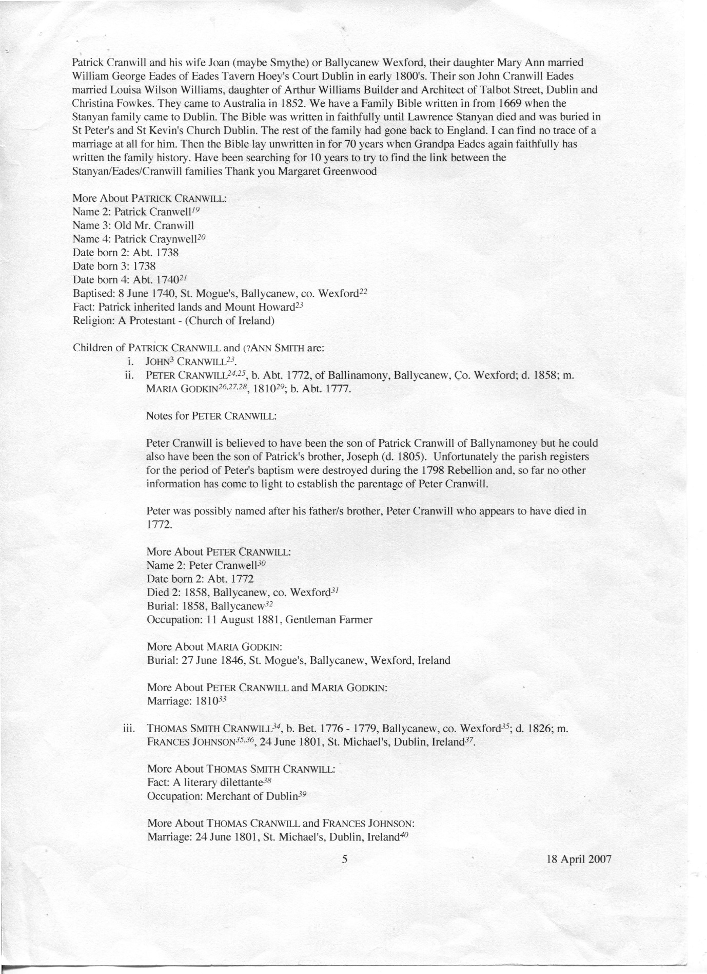 C:\Users\Virginia Rundle\Dropbox\VR\Ancestry Stuff\Kilpatrick\Descendant Chart of John Cranwill by Margaret Greenwood\DJC5.jpg