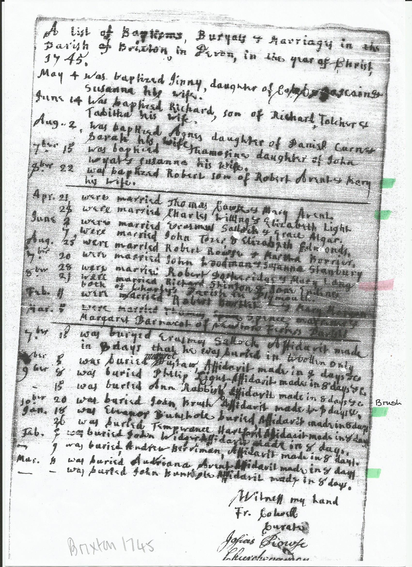 C:\Users\Virginia Rundle\Documents\Ancestry\Northey Moar Files\Doddridge\Ingrid's documents\Robert Dodridge and Mary Lang\Marriage Robert and Mary 1745.jpg