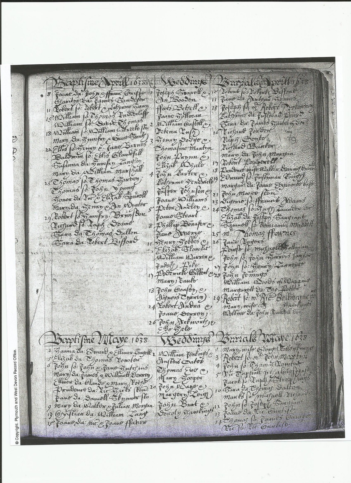 C:\Users\Virginia Rundle\Documents\Ancestry\Northey Moar Files\Warren\Marriage of William Warren and Judeth Pike 11 April 1638 at St Andrews Plymouth.jpg