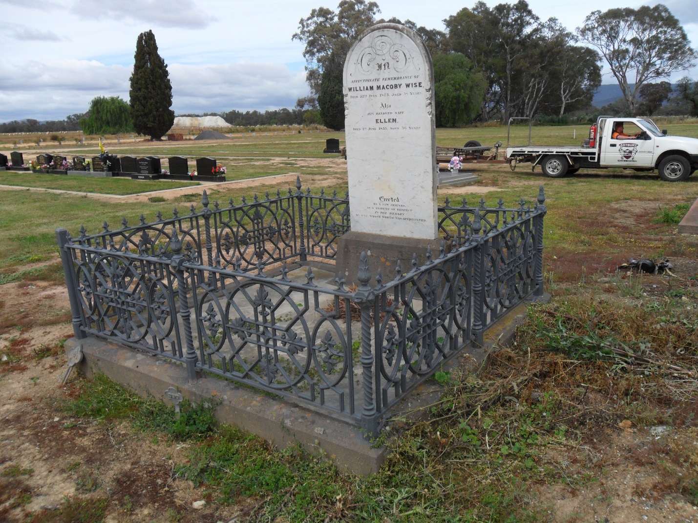 C:\Users\Virginia Rundle\Pictures\Wise Photos\William McOboy Wise grave after VIR restoration 002.jpg