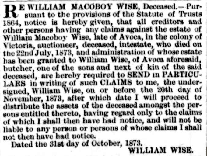 C:\Users\Virginia Rundle\Documents\Ancestry\Wise Files\William McOboy and Ellen Wise\William Wise Intestate Will.png