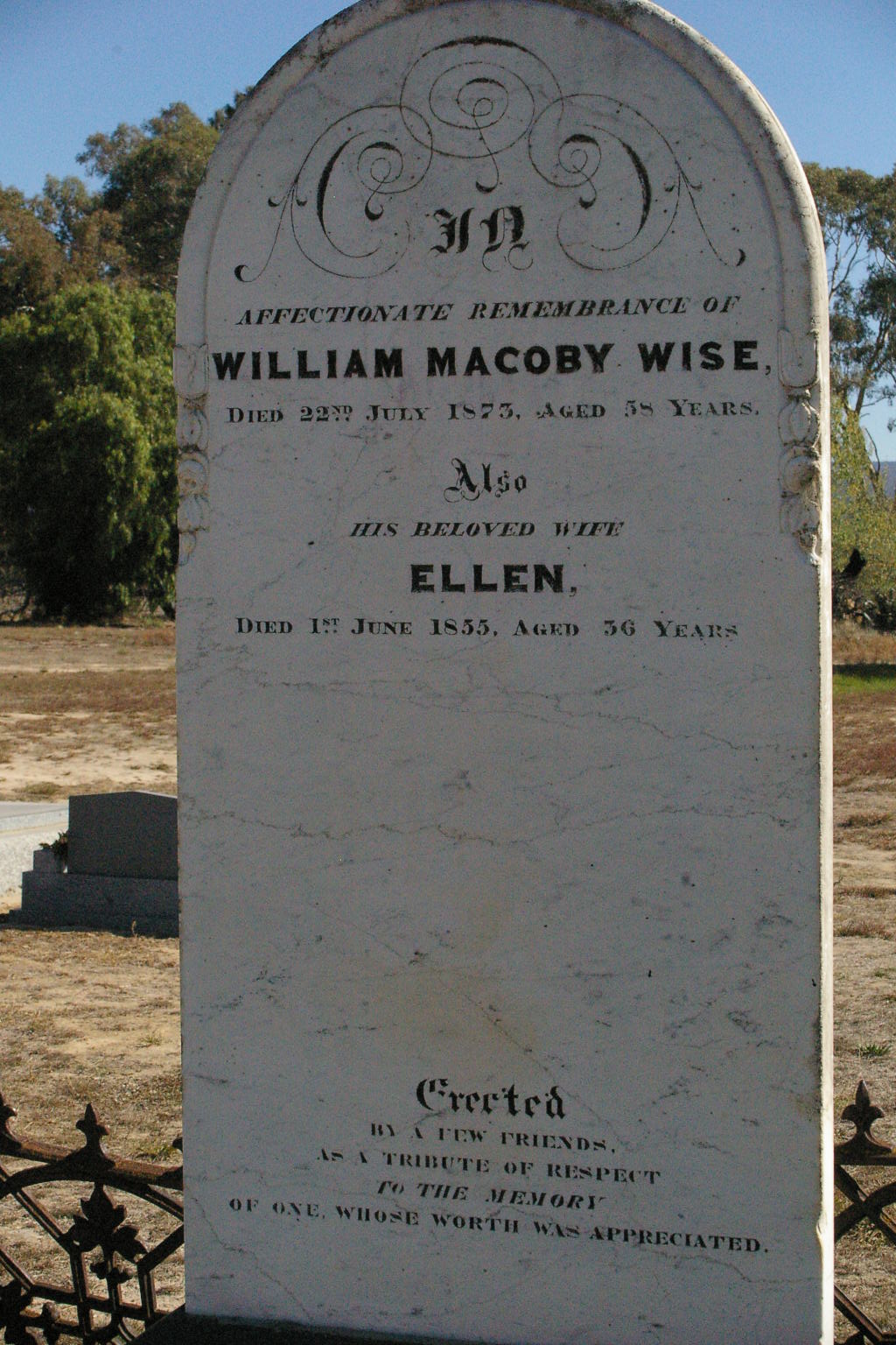 C:\Users\Virginia Rundle\Pictures\Family Tree\WISE William Macoby, Ellen.jpg